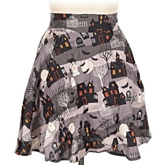 Retrolicious Dresses & Skirts - Haunted Halloween Skirt